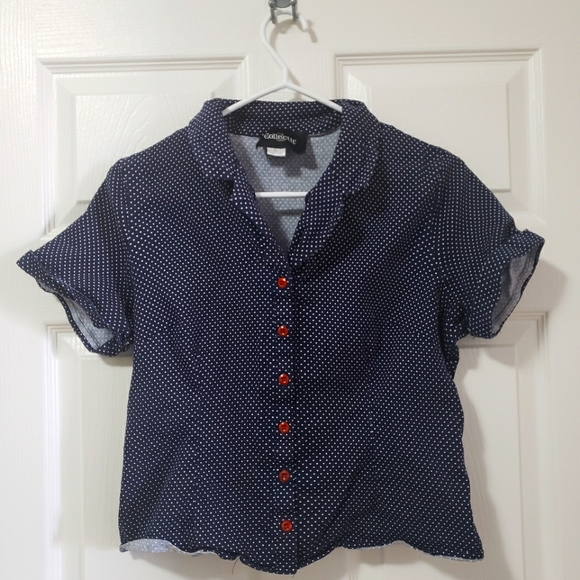 Caterina Mini Polka Shirt UK16 - Picture 5 of 5
